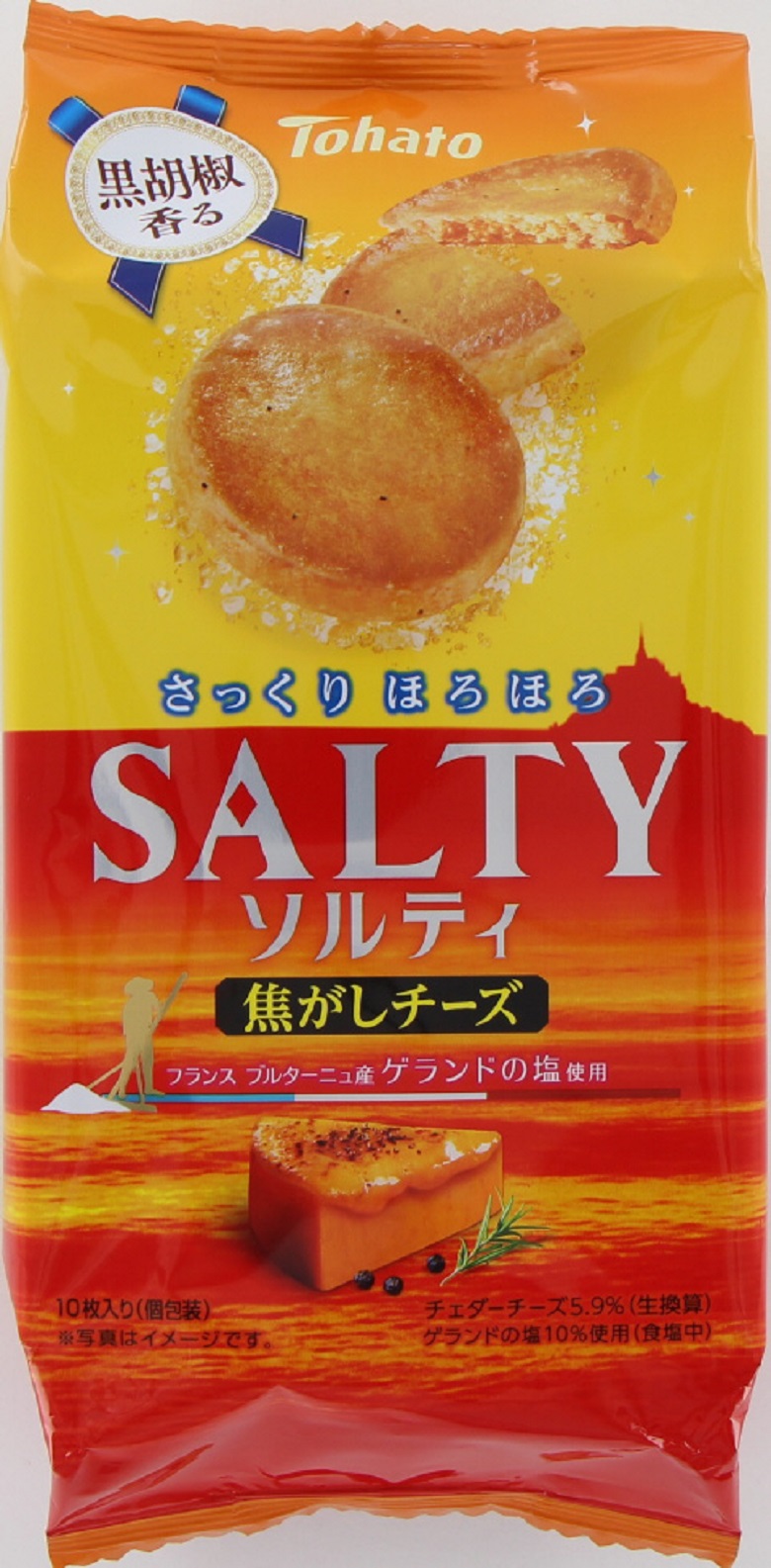東ハト　ソルティ焦がしチーズ